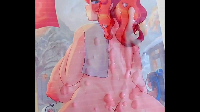 Redhead Sonia’s Big-Ass Pokémon Trainer Gets Bukkake Tribute