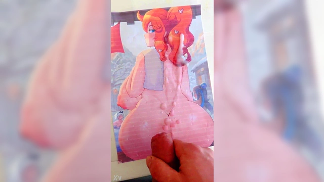 Redhead Sonia’s Big-Ass Pokémon Trainer Gets Bukkake Tribute