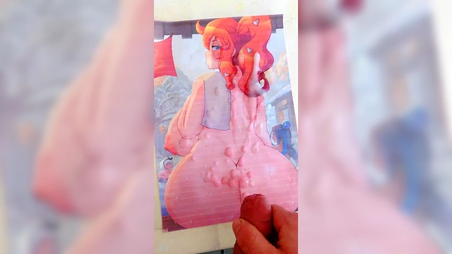 Redhead Sonia’s Big-Ass Pokémon Trainer Gets Bukkake Tribute