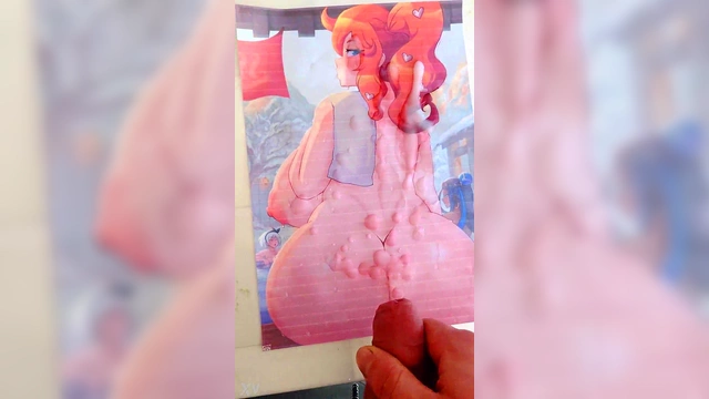 Redhead Sonia’s Big-Ass Pokémon Trainer Gets Bukkake Tribute