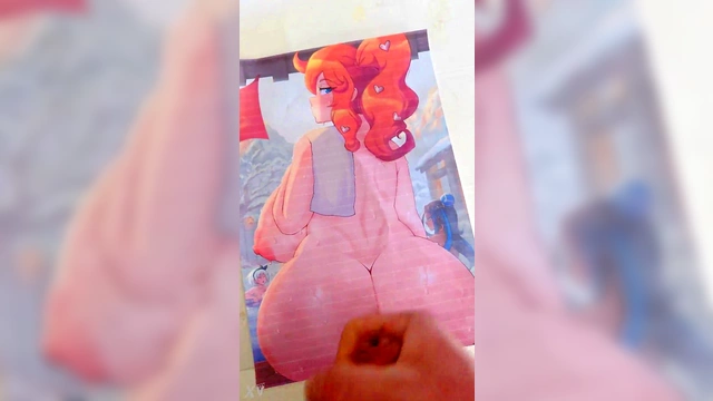 Redhead Sonia’s Big-Ass Pokémon Trainer Gets Bukkake Tribute