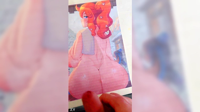 Redhead Sonia’s Big-Ass Pokémon Trainer Gets Bukkake Tribute