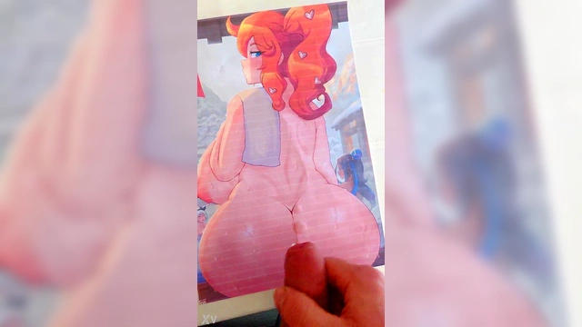 Redhead Sonia’s Big-Ass Pokémon Trainer Gets Bukkake Tribute