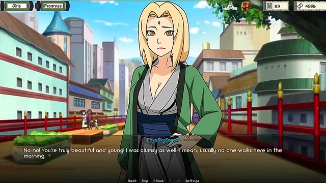 Tsunade-Sama Trains Hard In Naruto Hentai With Intense 3D Action & Passion