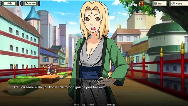 Tsunade-Sama Trains Hard In Naruto Hentai With Intense 3D Action & Passion