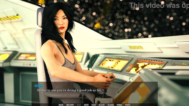 Hot Teen Alien Girl Rides Dick On Spaceship InSTEAM PC Game Session