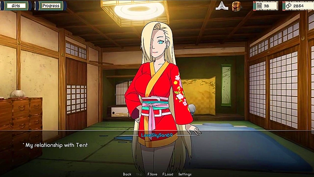 Ten Ten & Ino Ride Dick in Hot 3D Naruto Anime Sex Scene