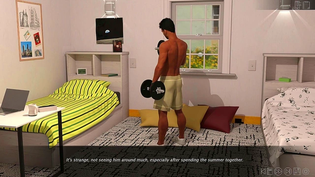 Teen Summer Vacation – Animated Yaoi Shower Handjob Fantasy