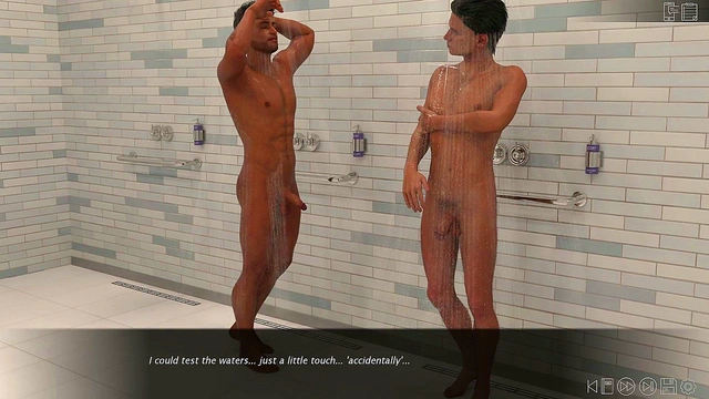 Teen Summer Vacation – Animated Yaoi Shower Handjob Fantasy