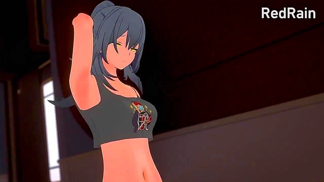 Futanari Anime Babe With Big Tits Fucks Hard In 3D Action