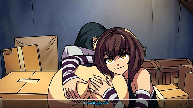 Step-Dad Fucks Sexy Step-Mom and Sissy in Kunoichi Trainer Anime Adventure