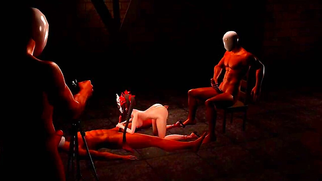 Sparkle Honkai Rail Girl Dominates in BDSM Gangbang with DP & 3D Anime Action