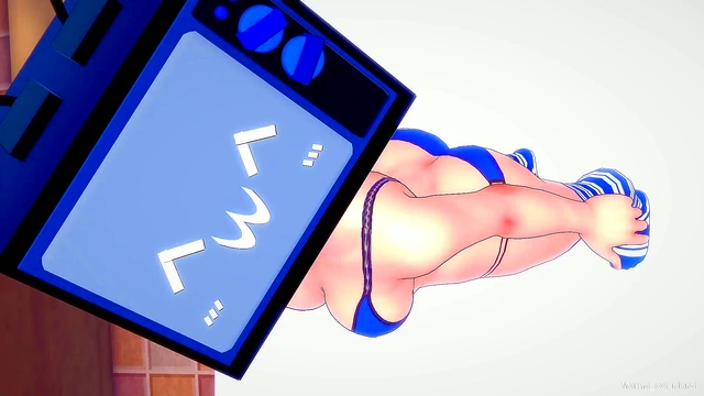 Horny TV Woman Ditches Bikini for Steamy Bed Fucking &Cumshot