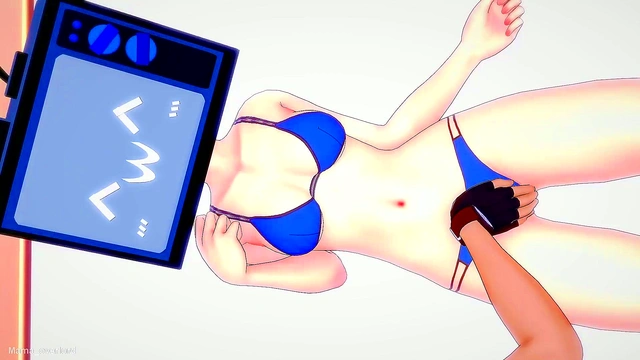 Horny TV Woman Ditches Bikini for Steamy Bed Fucking &Cumshot