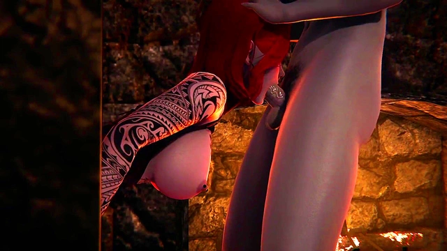 Teen Succubus With Big Tits Fucks Hardcore In Uncensored 3D Hentai Animation