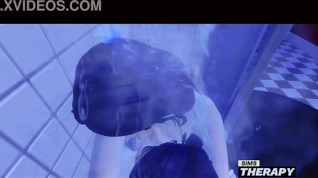 Gothic Babysitter Seduces Big Brother In Sims-Themed Hentai Session