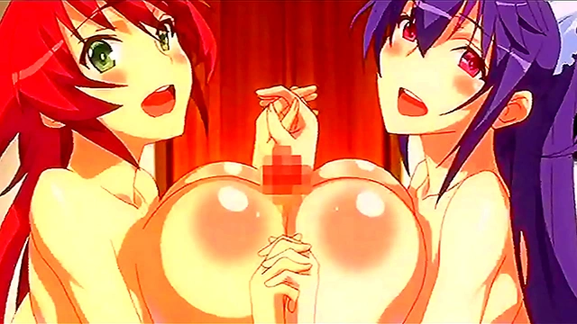 Big-Titted Anime Babe Dances to Nightcore Music Before Blowjob & Cowgirl Action