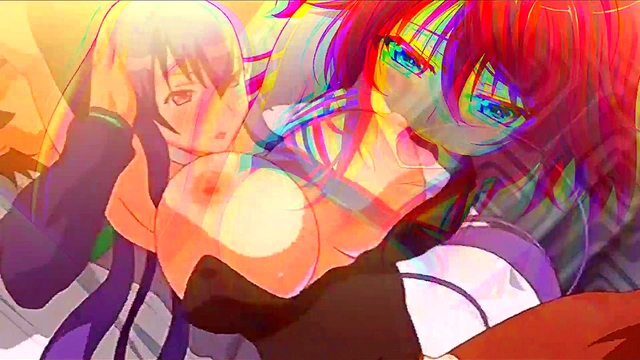 Big-Titted Anime Babe Dances to Nightcore Music Before Blowjob & Cowgirl Action