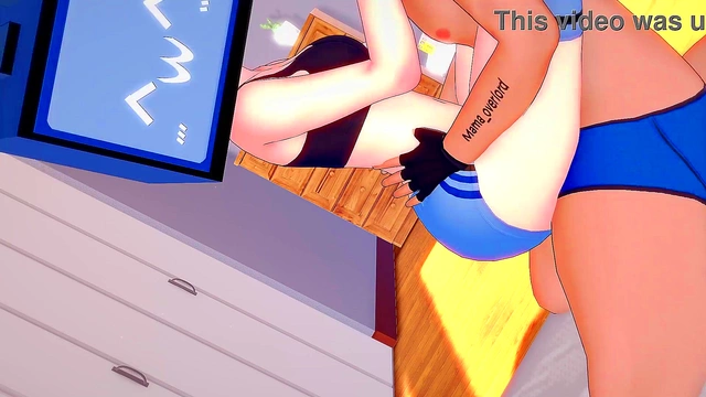 Sporty TV Woman Gets Her Pussy Rubbed Warm for Skibidi Fun