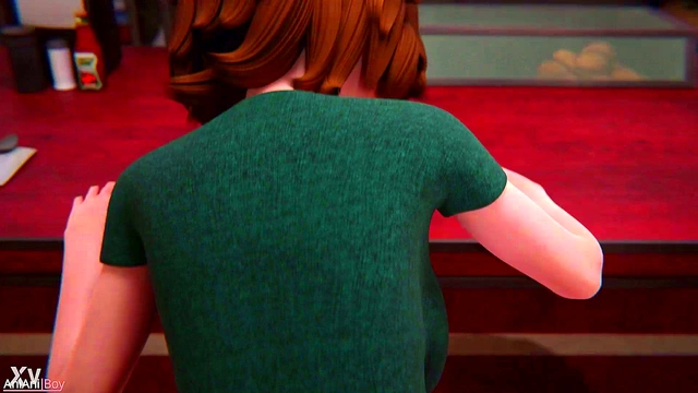 MILF Cass Hamada Fucks for Tips in Standing Sex with Big-Cock Creampie