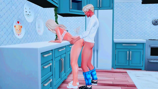 Stepmom Cheats on Husband for Hot 3D Hentai Threesome with Stepson Cuckold