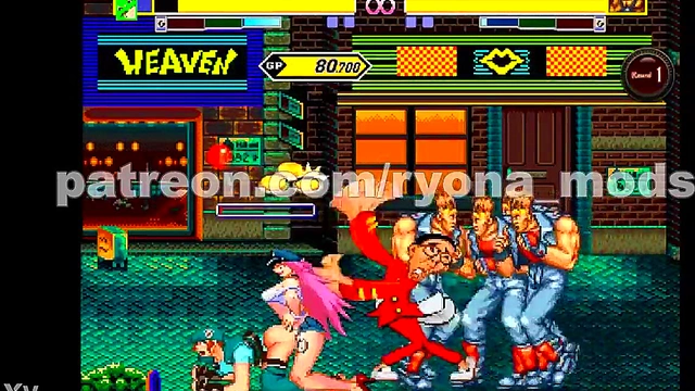 Horny Jill Valentine Fights & Fucked in Streets of Rage Hentai Mugen Riot