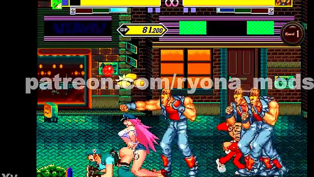 Horny Jill Valentine Fights & Fucked in Streets of Rage Hentai Mugen Riot