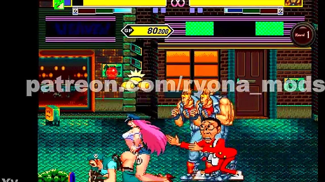 Horny Jill Valentine Fights & Fucked in Streets of Rage Hentai Mugen Riot