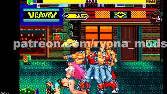 Horny Jill Valentine Fights & Fucked in Streets of Rage Hentai Mugen Riot