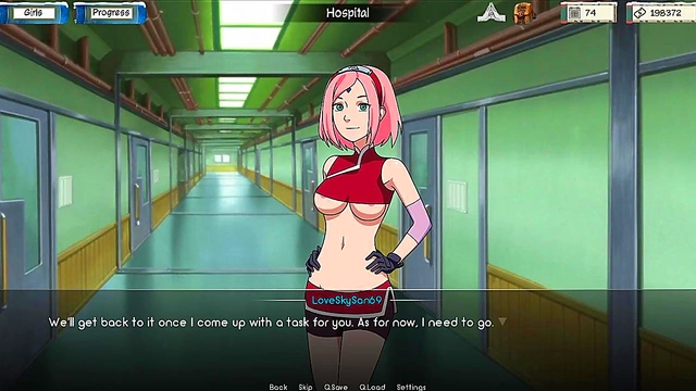 Sakura The Naked Doctor Trains With Kunoichi Skills In Hot Hentai Action