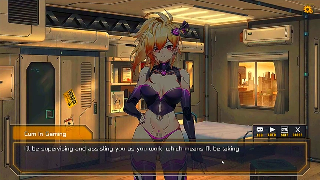 Cute Robo-Girl Needs Pussy Fingering Orgasm for Stability in BDSM Hentai Gameplay