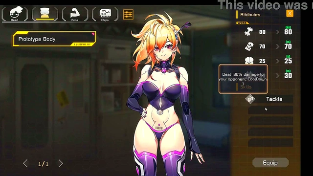 Cute Robo-Girl Needs Pussy Fingering Orgasm for Stability in BDSM Hentai Gameplay