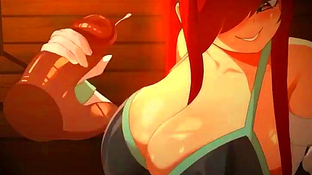 Horny Erza Easter Rides BBC Dick in Steamy Hentai Animation Scene