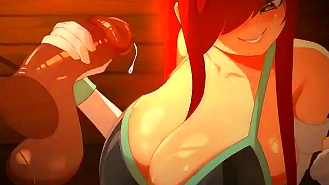Horny Erza Easter Rides BBC Dick in Steamy Hentai Animation Scene
