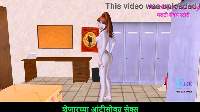 Cute 3D Anime Teen Shows OffSexy Poses for horny viewers