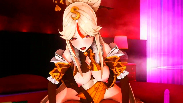 Ningguang from Genshin Impact Gets Animated for Steamy MMD Hentai Action