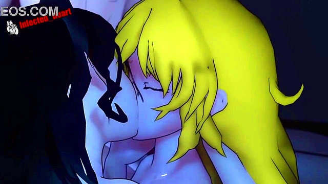 RWBY Anime Girls Engage in Hot 3D Fingering & Facial Orgy Session