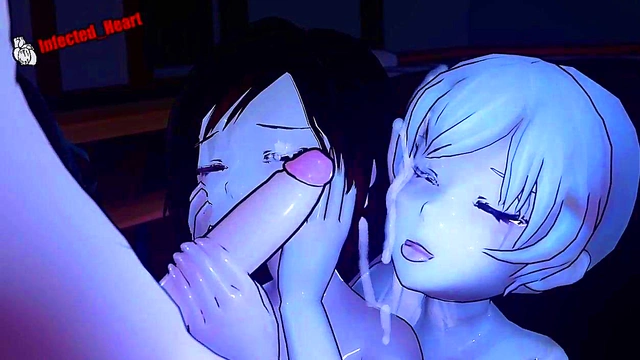 RWBY Anime Girls Engage in Hot 3D Fingering & Facial Orgy Session