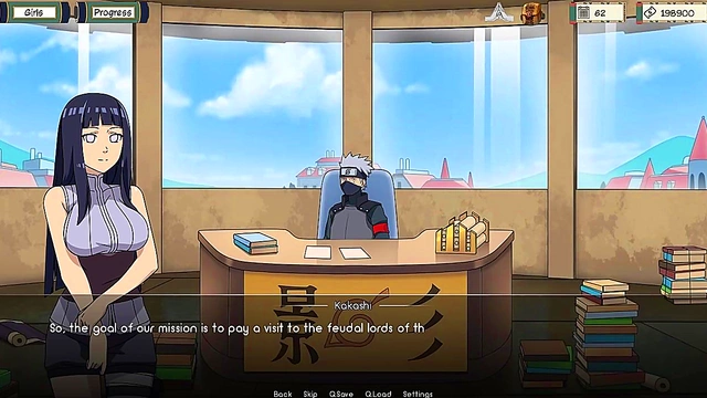 Horny Sakura Uses Vibrator for Intense Pleasure in Kunoichi Trainer Anime