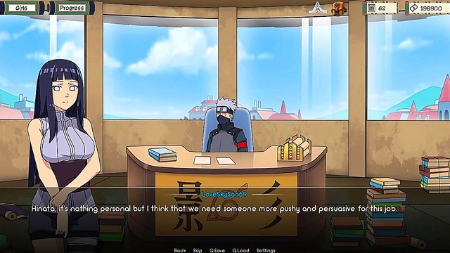 Horny Sakura Uses Vibrator for Intense Pleasure in Kunoichi Trainer Anime