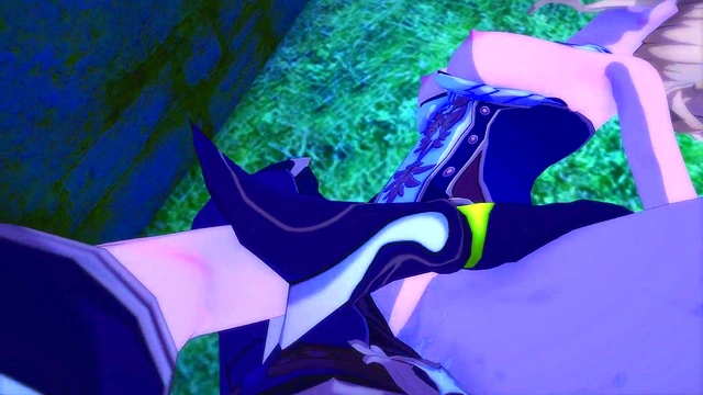 Jean from Genshin Impact Takes Charge in Moonlit 3D Hentai Scene