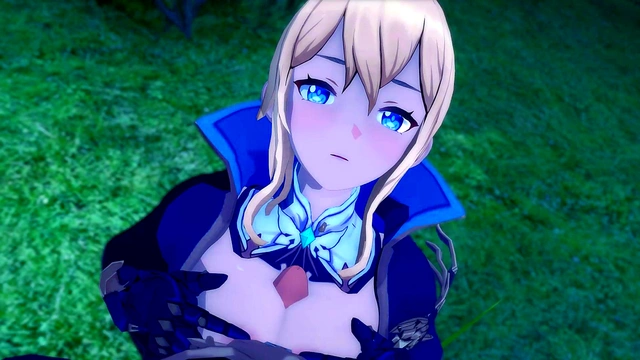 Jean from Genshin Impact Takes Charge in Moonlit 3D Hentai Scene