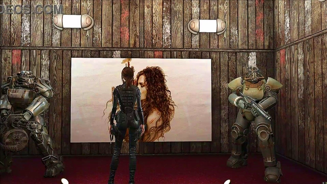 Cute Brunette Goes Sexy in Fallout 4 Fashion Special Wardrobe Anime Scene