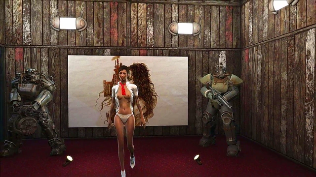 Cute Brunette Goes Sexy in Fallout 4 Fashion Special Wardrobe Anime Scene