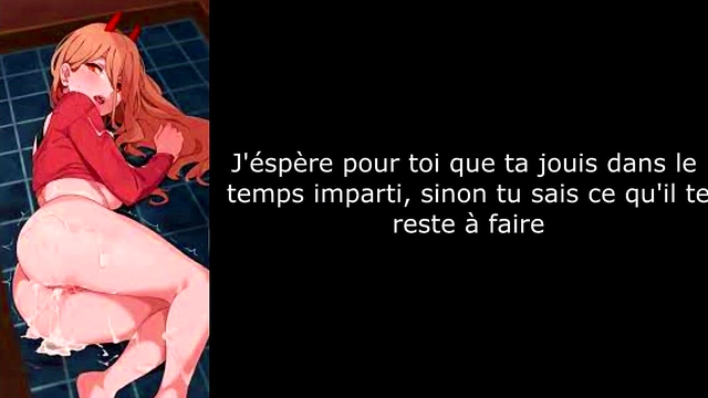 Powerful Hentai JOI – Chainsaw Man Dominates With Ass Play, Foot Worship & Piss Play