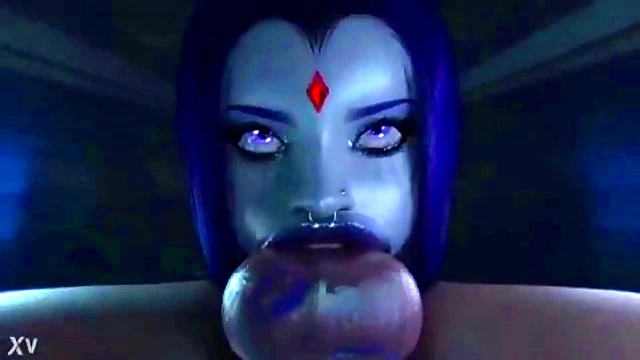 Raven & Widowmaker Overwatch Anime Deepthroat Big Tits BlowjobCum