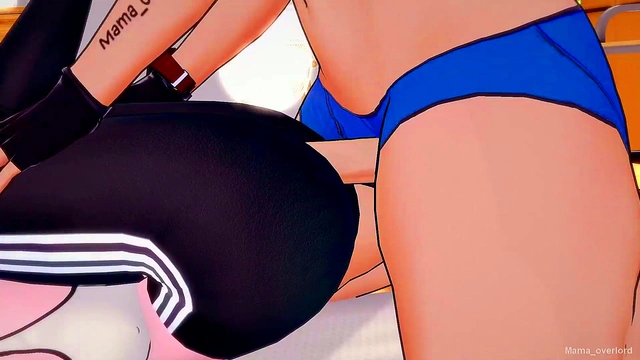 Sporty FNF Girlfriend Gets Wild With Bed Exercise for Hot Hentai Fun