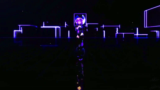 Big-Titted Purple Heart Gets Fucked Hard in Hyperdimension Neptune MMD Scene