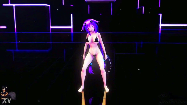 Big-Titted Purple Heart Gets Fucked Hard in Hyperdimension Neptune MMD Scene