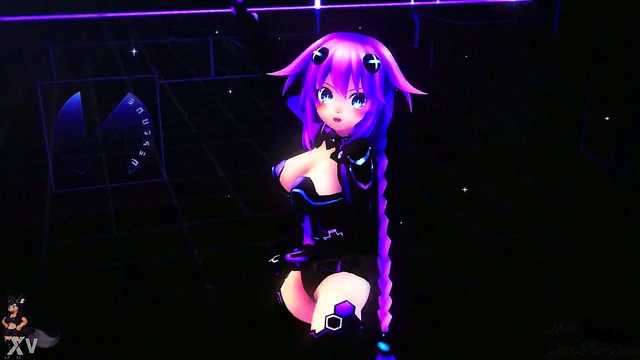 Big-Titted Purple Heart Gets Fucked Hard in Hyperdimension Neptune MMD Scene